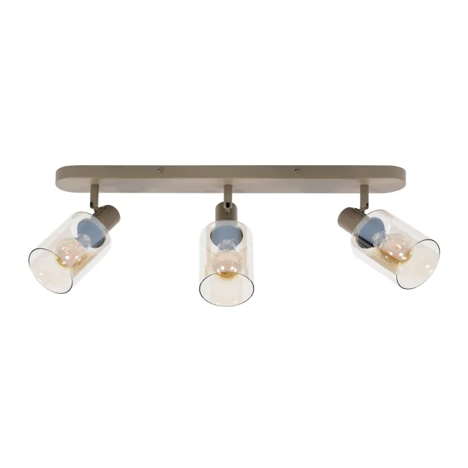 WoonStijl Plafondlamp Sepiora 3-lichts Beige