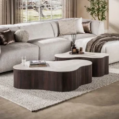 WoonStijl Salontafel Ceramo grande set van 2 Taj Mahal