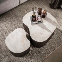 WoonStijl Salontafel Ceramo medio set van 2 keramiek Taj Mahal