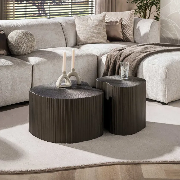 WoonStijl Salontafel Maya Ray niervormig set van 2