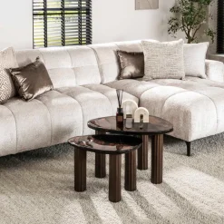 WoonStijl Salontafel M Eclipse koper antiek finish