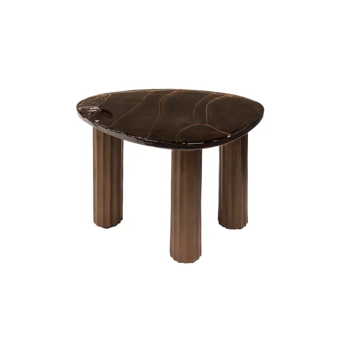 WoonStijl Salontafel S Eclipse koper antiek finish