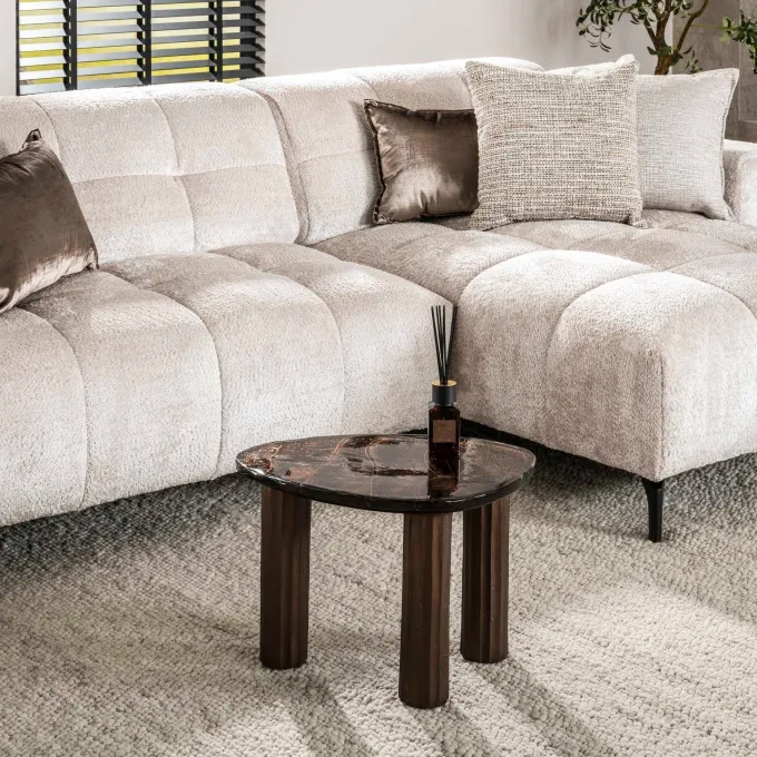 WoonStijl Salontafel S Eclipse koper antiek finish