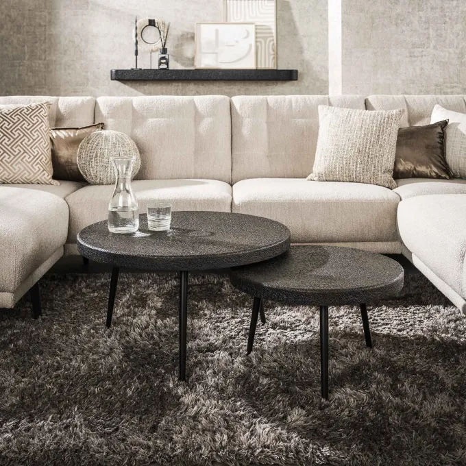 WoonStijl Salontafel set/2 bulky ferro