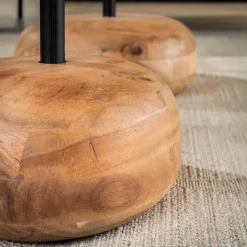 WoonStijl Salontafel set van 2 driehoekig blad