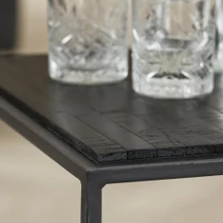 WoonStijl Salontafel set van 4 Teca black