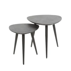WoonStijl Salontafel set van 2 driehoek organisch
