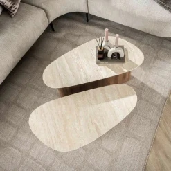 WoonStijl Salontafel set van 2 Romano driehoekig