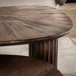WoonStijl Salontafel set van 2 vierhoekig Maya teak