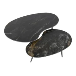 WoonStijl Salontafel set van 2 niervormig fossil