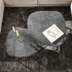 WoonStijl Salontafel set van 2 Rock shaped organisch