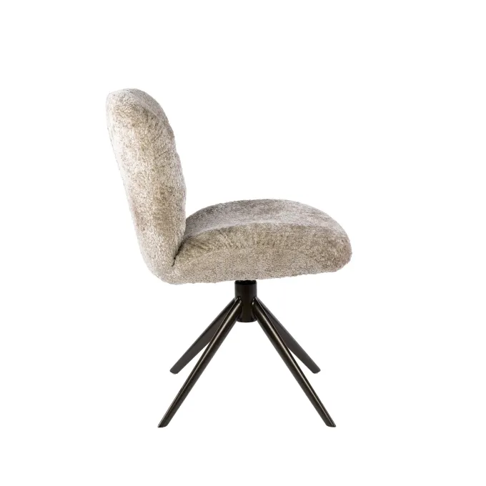 WoonStijl Stoel Comfort draaibaar Alura zand-bruin frame