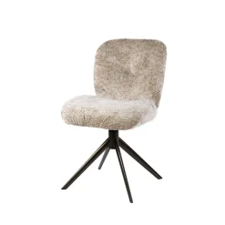 WoonStijl Stoel Comfort draaibaar Alura zand-bruin frame