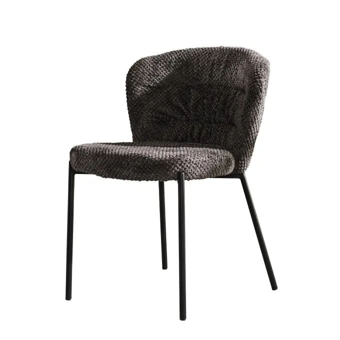 WoonStijl Stoel pull round - Deli antraciet