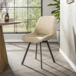 WoonStijl Stoel Swivel draaibaar - Jaroq zand