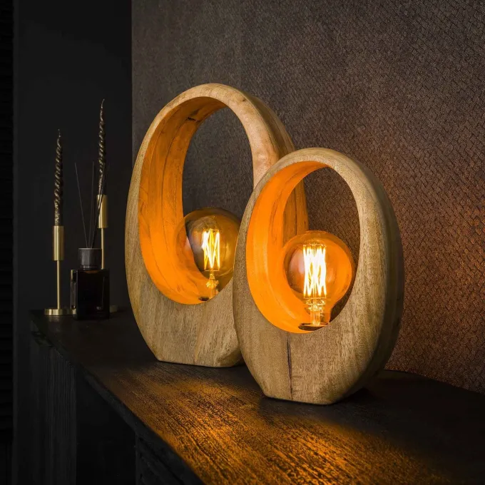 WoonStijl Tafellamp Arch wood M