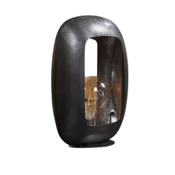 WoonStijl Tafellamp Arch XL Zwart nikkel
