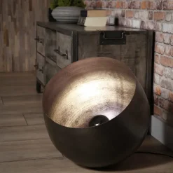 WoonStijl Tafellamp Ø50 basket XL Zwart nikkel
