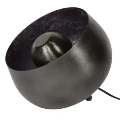 WoonStijl Tafellamp Ø28 basket / Zwart nikkel