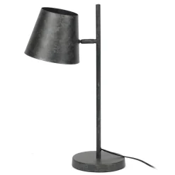WoonStijl Tafellamp 1L verstelbare metalen kap / Charcoal
