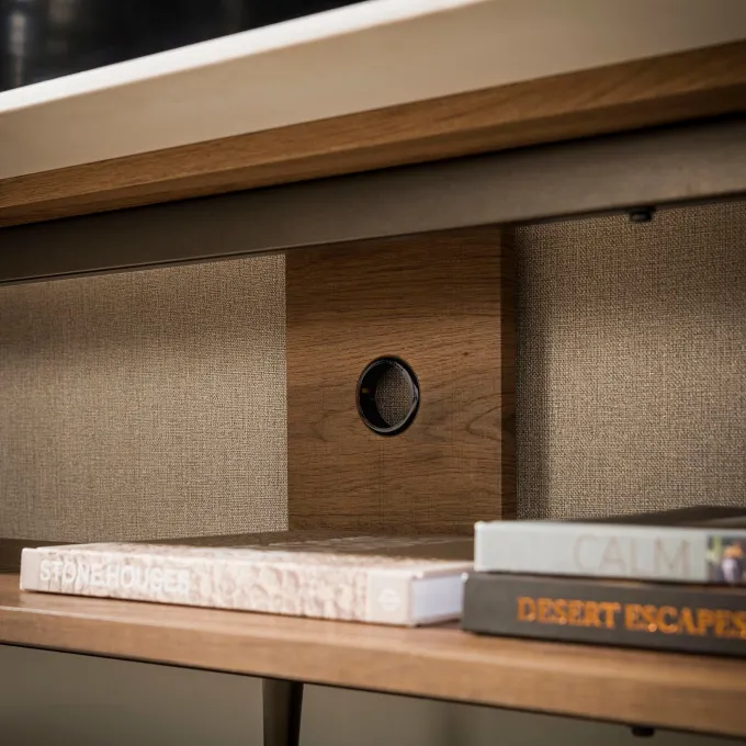 WoonStijl TV-meubel Arcus 180cm Keramiek travertin