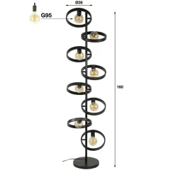 WoonStijl Vloerlamp 8L hover