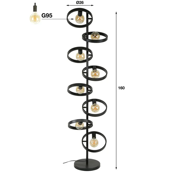 WoonStijl Vloerlamp 8L hover
