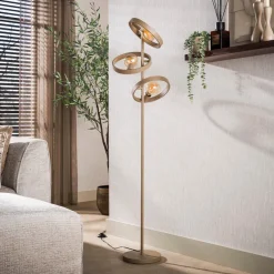 WoonStijl Vloerlamp 3L hover beige