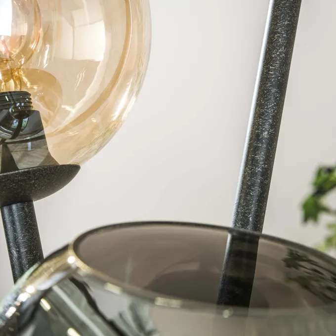WoonStijl Vloerlamp 3L Multi Globe