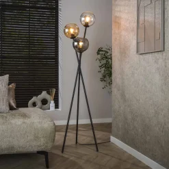 WoonStijl Vloerlamp 3L Multi Globe