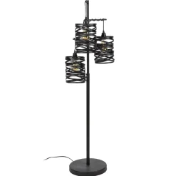 WoonStijl Vloerlamp 3L spindle slate grey / Slate grey