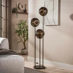WoonStijl Vloerlamp 3L stellar Sienna bruin