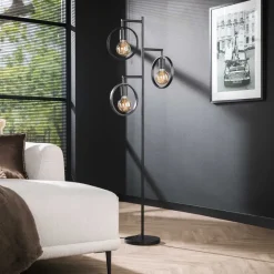 WoonStijl Vloerlamp Ring met 3 lampen