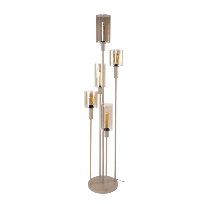 WoonStijl Vloerlamp Sepiora 5-lichts Beige