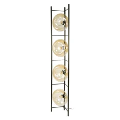 WoonStijl Vloerlamp Soll 4-lichts Amber glas