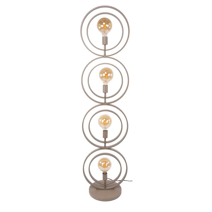 WoonStijl Vloerlamp Turn Around 4-lichts beige