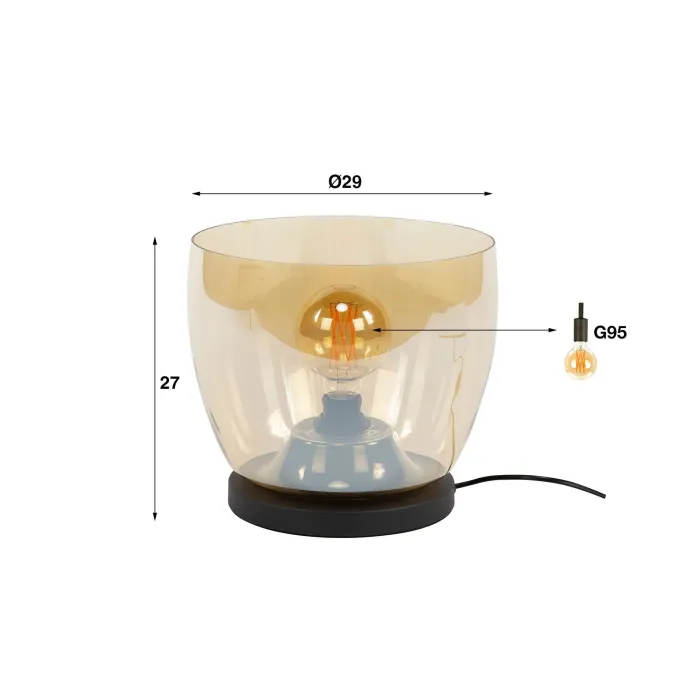 WoonStijl Vloerlamp UP L - Amber