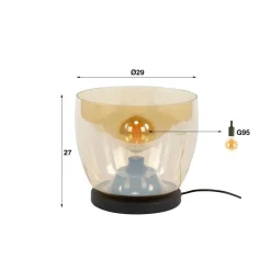 WoonStijl Vloerlamp UP L - Smoke