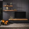 WoonStijl Wandplank 100 cm tree massief acacia naturel
