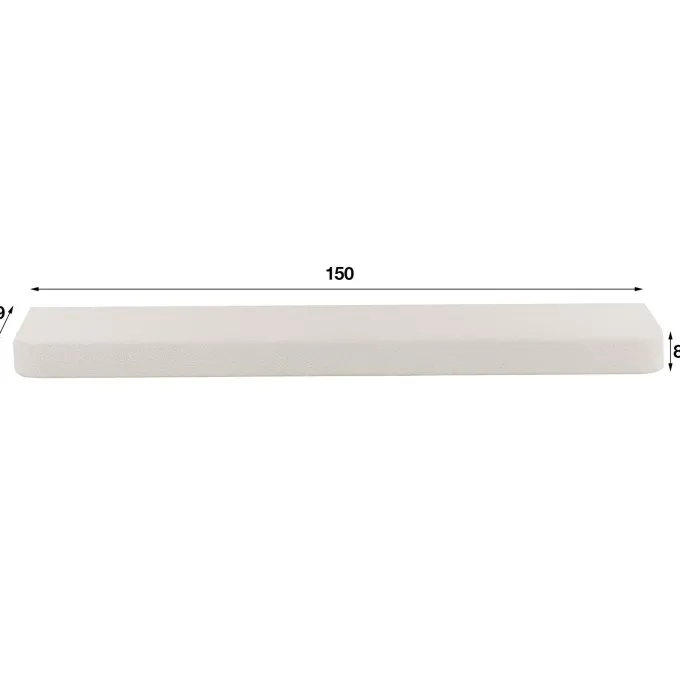WoonStijl Wandplank Stone 150 cm