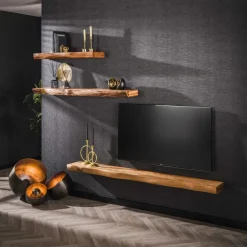 WoonStijl Wandplank Tree massief acacia 200 cm