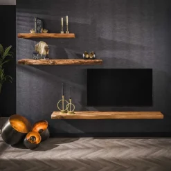 WoonStijl Wandplank Tree massief acacia 150 cm