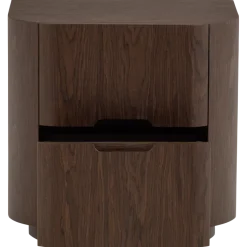 Woood Arvi Ladekast/Nachtkastje 2 Lades Hout Fineer Bruin