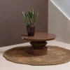 Woood Auren Salontafel Hout Hoogglans Bruin [fsc]