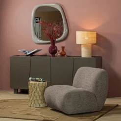 Woood Axu Decoratieve Bijzettafel O35x45 Cm Keramiek Zand