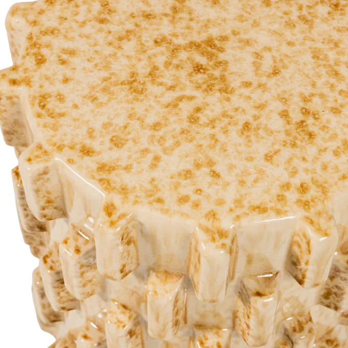 Woood Axu Decoratieve Bijzettafel O35x45 Cm Keramiek Zand