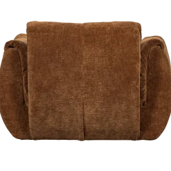 Woood Baggy draaifauteuil 3d chenille middenbruin