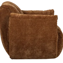 Woood Baggy draaifauteuil 3d chenille middenbruin