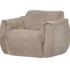 Woood Baggy draaifauteuil 3d chenille zand