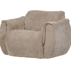 Woood Baggy draaifauteuil 3d chenille zand
